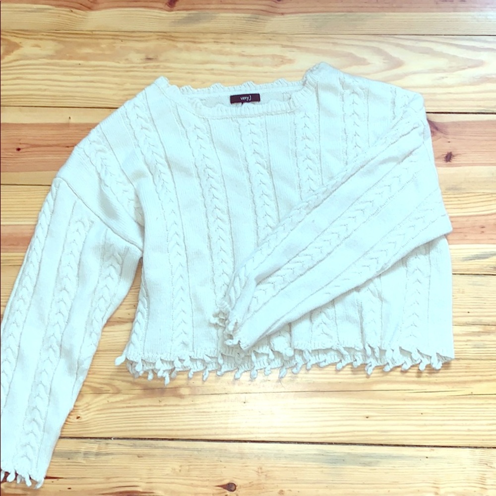 Crop top sweater